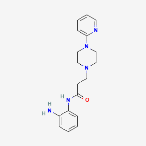 1-Piperazinepropanamide, N-(2-aminophenyl)-4-(2-pyridinyl)-