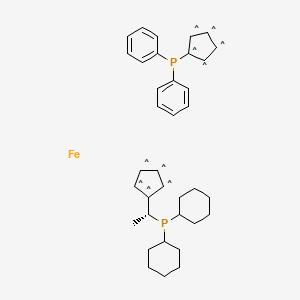 (R)-(+)-1-[(R)-2-(Diphenylphosphino)ferrocenyl]ethyldicyclohexylphosphine
