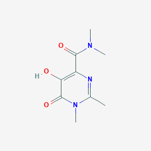 5-Hydroxy-N,N,1,2-tetramethyl-6-oxo-1,6-dihydropyrimidine-4-carboxamide
