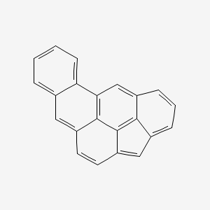 molecular formula C22H12 B15184560 Mno)aceanthrylenedibenz(j CAS No. 189-75-3