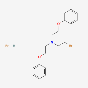 Triethylamine, 2-bromo-2',2''-diphenoxy-, hydrobromide