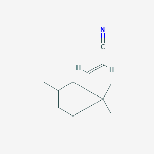 2-Propenenitrile, 3-(3,7,7-trimethylbicyclo(4.1.0)heptyl)-