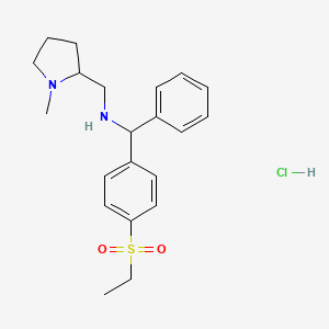 N-((4-(Ethylsulphonyl)phenyl)benzyl)-1-methylpyrrolidine-2-methylamine monohydrochloride