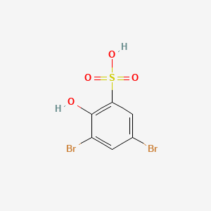 3,5-Dibromo-2-hydroxybenzenesulphonic acid