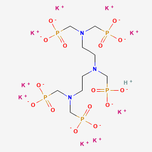 Nonapotassium hydrogen (((phosphonomethyl)imino)bis(ethane-2,1-diylnitrilobis(methylene)))tetrakisphosphonate