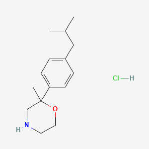 2-Methyl-2-(4-(2-methylpropyl)phenyl)morpholine hydrochloride