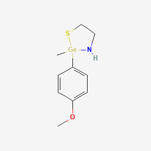 2-(p-Methoxyphenyl)-2-methyl-1,3,2-thiazagermolidine