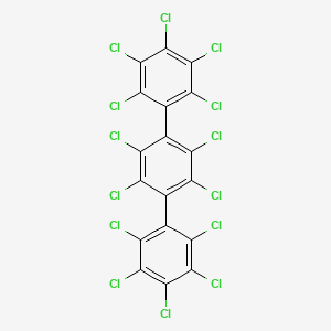 molecular formula C18Cl14 B15184960 p-Tetradecachloroterphenyl CAS No. 31710-32-4