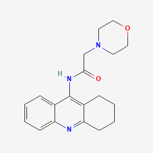 4-Morpholineacetamide, N-(1,2,3,4-tetrahydro-9-acridinyl)-