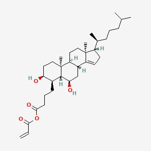 Cholest-5-en-3-ol (3beta)-, 4-((1-oxo-2-propenyl)oxy)butanoate