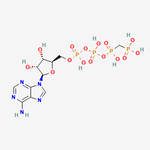 Adenosine 5'-(hydrogen ((hydroxy((hydroxy(phosphonooxy)phosphinyl)oxy)phosphinyl)methyl)phosphonate)