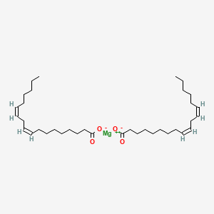 molecular formula C36H62MgO4 B15185047 Magnesium linoleate CAS No. 5460-94-6