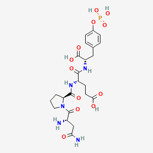 molecular formula C23H32N5O12P B1518505 H-Asn-Pro-Glu-Tyr(PO3H2)-OH CAS No. 290810-63-8