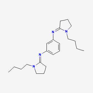 N,N'-Bis(1-butyl-2-pyrrolidinylidene)-1,3-benzenediamine