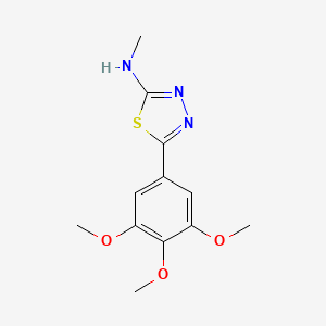 1,3,4-Thiadiazol-2-amine, N-methyl-5-(3,4,5-trimethoxyphenyl)-