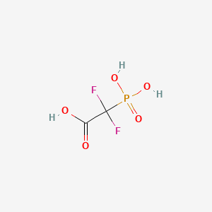 molecular formula C2H3F2O5P B15185138 Difluorophosphonoacetic acid CAS No. 91410-83-2