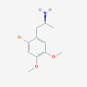 2-Bromo-4,5-dimethoxyamphetamine, (S)-