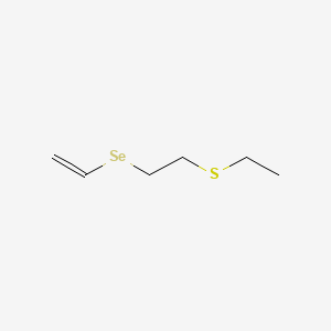 Ethene, ((2-(ethylthio)ethyl)seleno)-