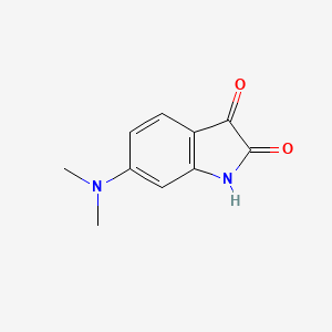 molecular formula C10H10N2O2 B1518521 6-(dimethylamino)-2,3-dihydro-1H-indole-2,3-dione CAS No. 1157005-59-8
