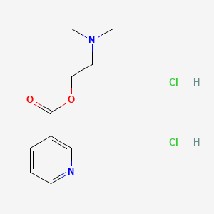 3-Pyridinecarboxylic acid, 2-(dimethylamino)ethyl ester, dihydrochloride