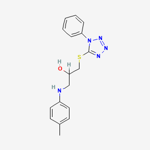 1-((4-Methylphenyl)amino)-3-((1-phenyl-1H-tetrazol-5-yl)thio)-2-propanol