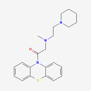 10-(N-Methyl-N-(2-piperidinoethyl)glycyl)phenothiazine