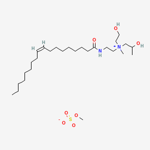 (Z)-2-Hydroxypropyl(2-hydroxyethyl)methyl(2-((1-oxo-9-octadecenyl)amino)ethyl)ammonium methyl sulphate