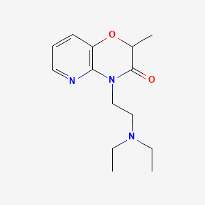 4-(2-(Diethylamino)ethyl)-2-methyl-2H-pyrido(3,2-b)-1,4-oxazin-3(4H)-one