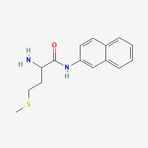 molecular formula C15H18N2OS B15185325 Methionyl-beta-naphthylamide CAS No. 98575-79-2