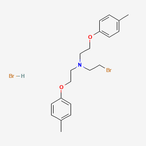 Triethylamine, 2,2'-bis(p-tolyloxy)-2''-bromo-, hydrobromide