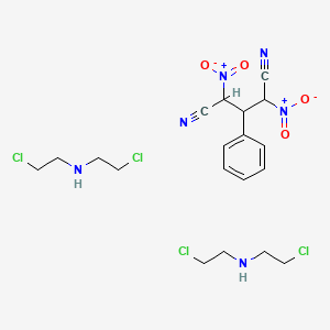 molecular formula C19H26Cl4N6O4 B15185380 Glutacyt CAS No. 82463-41-0