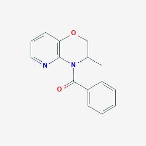 3,4-Dihydro-4-benzoyl-3-methyl-2H-pyrido(3,2-b)-1,4-oxazine