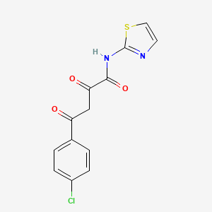 Benzenebutanamide, 4-chloro-alpha,gamma-dioxo-N-2-thiazolyl-