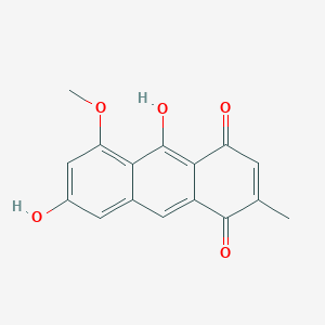 molecular formula C16H12O5 B15185495 Viocristin CAS No. 74815-60-4