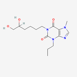 3,7-Dihydro-1-(5,6-dihydroxyhexyl)-7-methyl-3-propyl-1H-purine-2,6-dione