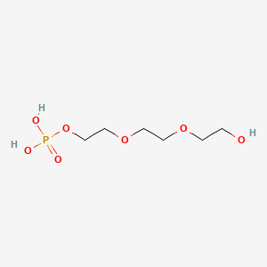 molecular formula C6H15O7P B15185632 Triethylene glycol monophosphate CAS No. 93904-52-0