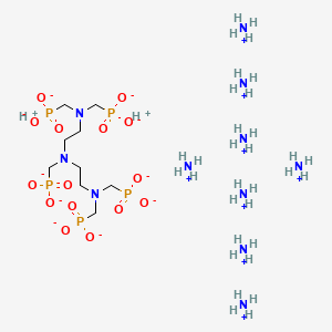 Octaammonium dihydrogen (((phosphonatomethyl)imino)bis(ethane-2,1-diylnitrilobis(methylene)))tetrakisphosphonate