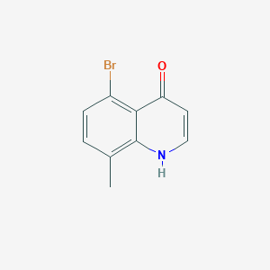 molecular formula C10H8BrNO B1518571 5-溴-8-甲基-1,4-二氢喹啉-4-酮 CAS No. 1157775-68-2