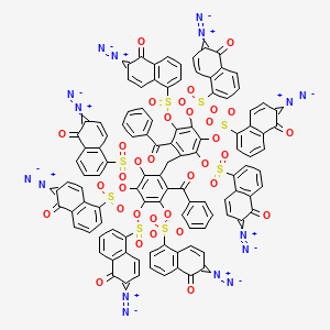 Methylenebis(6-benzoylbenzene-1,2,3,4-tetrayl) octakis(6-diazo-5,6-dihydro-5-oxonaphthalene-1-sulphonate)