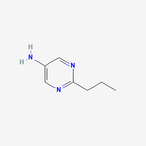 molecular formula C7H11N3 B1518576 2-丙基嘧啶-5-胺 CAS No. 1156718-04-5