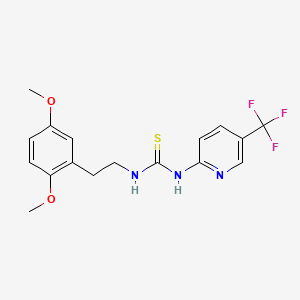 Thiourea, N-(2-(2,5-dimethoxyphenyl)ethyl)-N'-(5-(trifluoromethyl)-2-pyridinyl)-