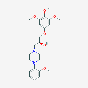 molecular formula C23H32N2O6 B15185933 Enciprazine, (S)- CAS No. 68577-19-5