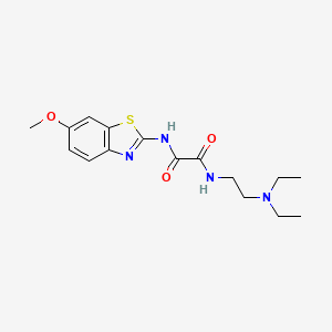 Ethanediamide, N-(2-(diethylamino)ethyl)-N'-(6-methoxy-2-benzothiazolyl)-