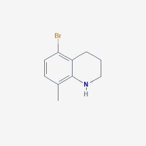 molecular formula C10H12BrN B1518598 5-Bromo-8-methyl-1,2,3,4-tetrahydroquinoline CAS No. 1157721-71-5