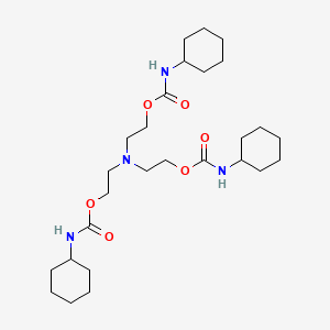 Nitrilotri-2,1-ethanediyl tris(cyclohexylcarbamate)