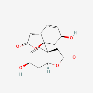 molecular formula C16H16O6 B15186015 Isoglochidiolide CAS No. 769954-42-9