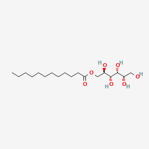 molecular formula C18H36O7 B15186043 Sorbityl 1-laurate CAS No. 34311-73-4