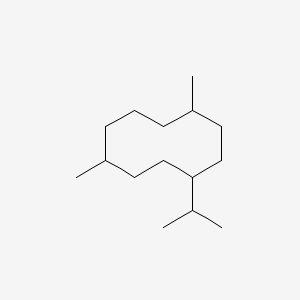 1,7-Dimethyl-4-(1-methylethyl)cyclodecane