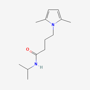 1-Pyrrolebutyramide, 2,5-dimethyl-N-isopropyl-