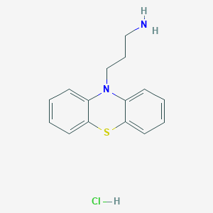 molecular formula C15H17ClN2S B1518614 3-(10H-phenothiazin-10-yl)propan-1-amine hydrochloride CAS No. 109262-13-7